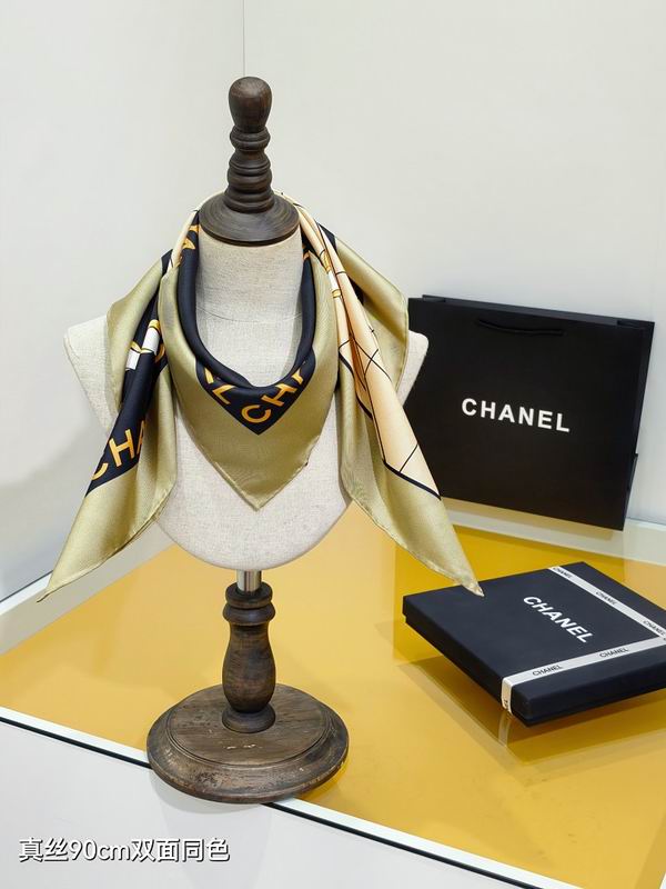 Chanel silk scarf hm20